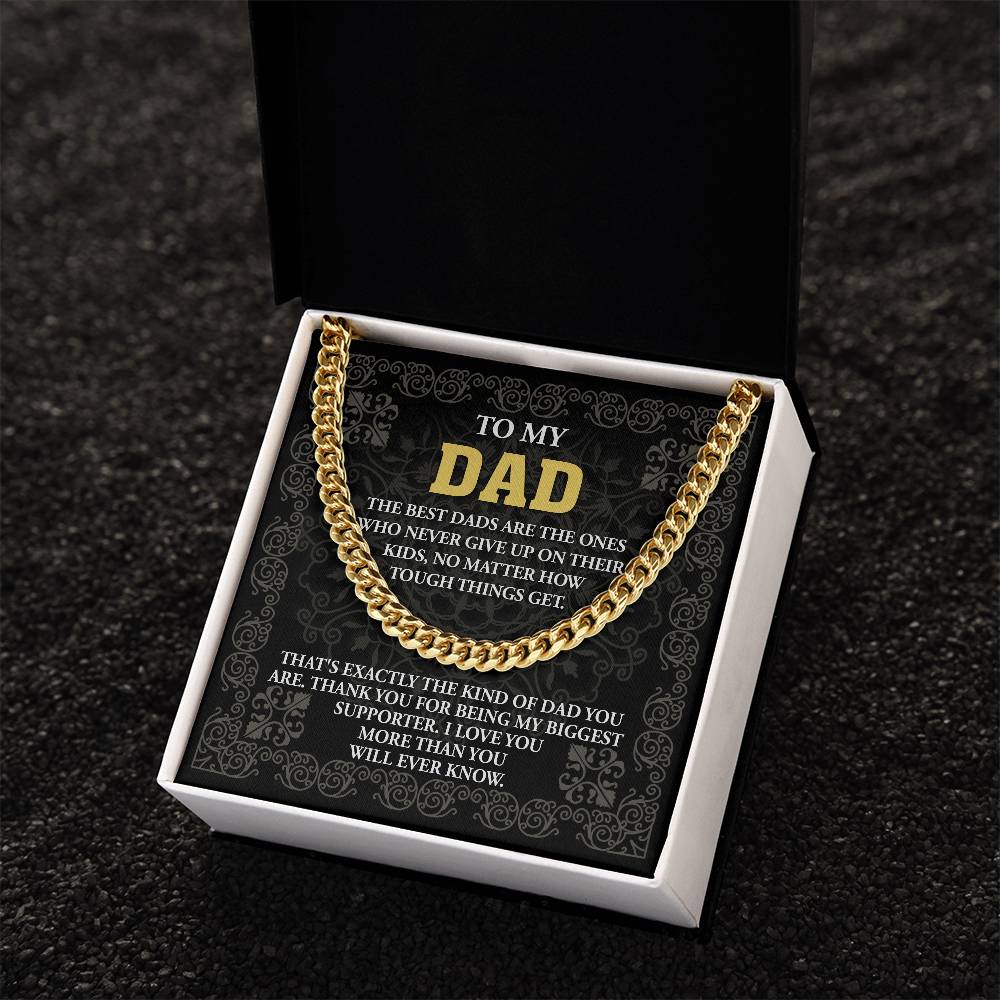 Best Dad Cuban Link Chain