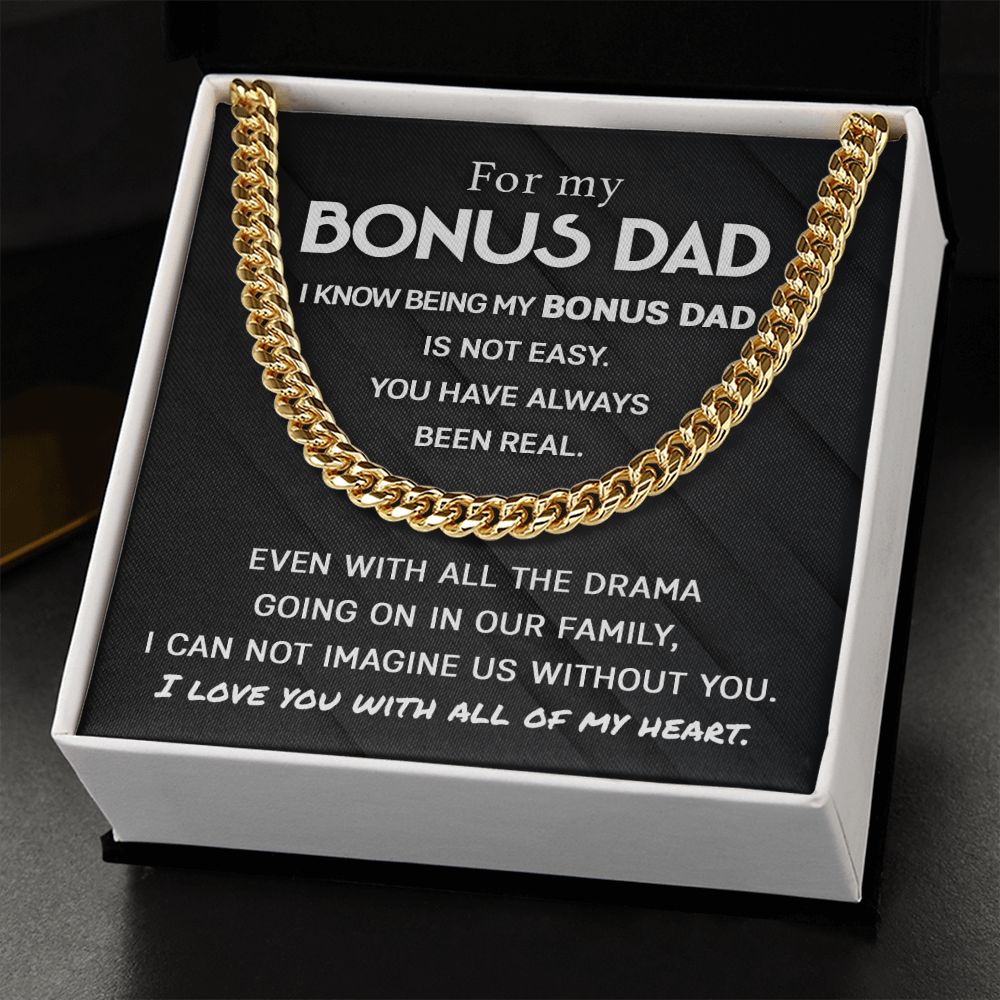 Bonus Dad Cuban Link Chain