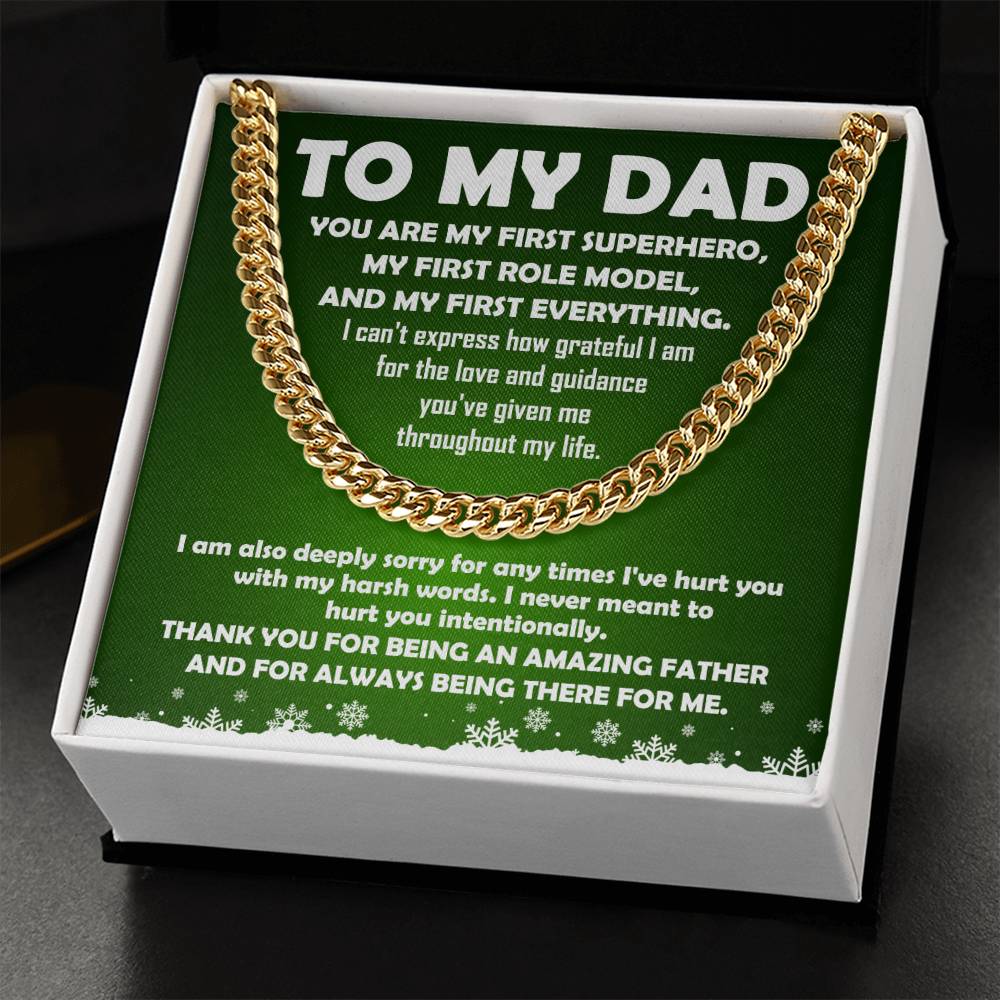 Dad Cuban Link Chain