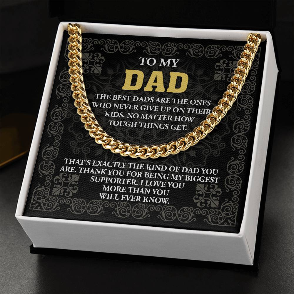 Best Dad Cuban Link Chain