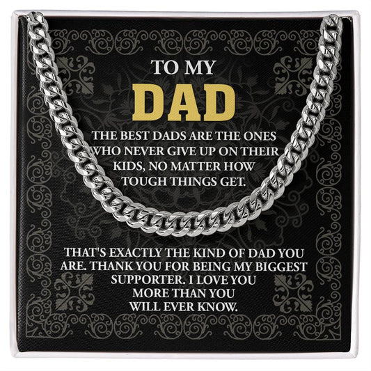 Best Dad Cuban Link Chain