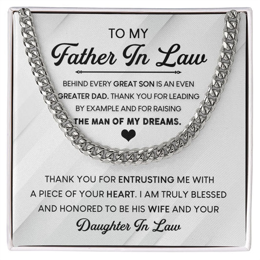 Father-in-Law Cuban Link Necklace