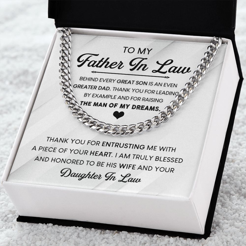 Father-in-Law Cuban Link Necklace