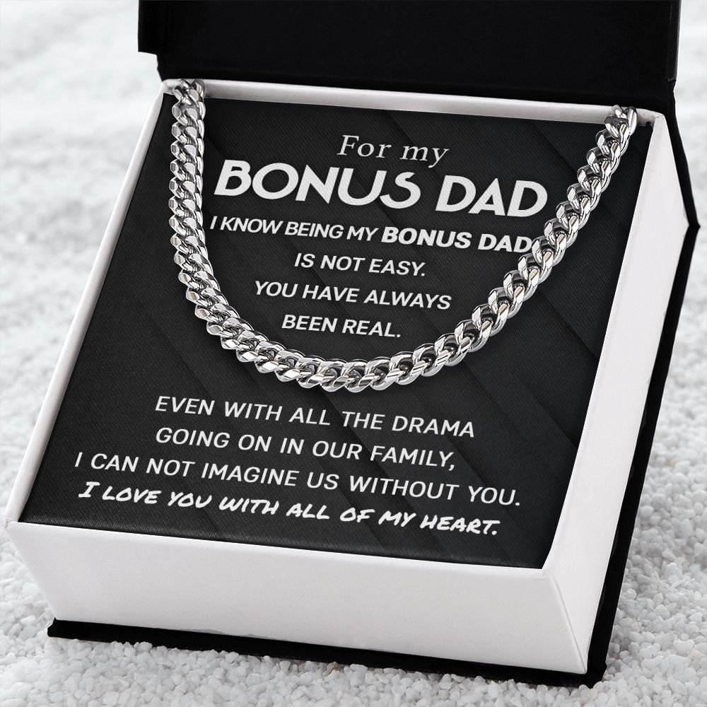 Bonus Dad Cuban Link Chain