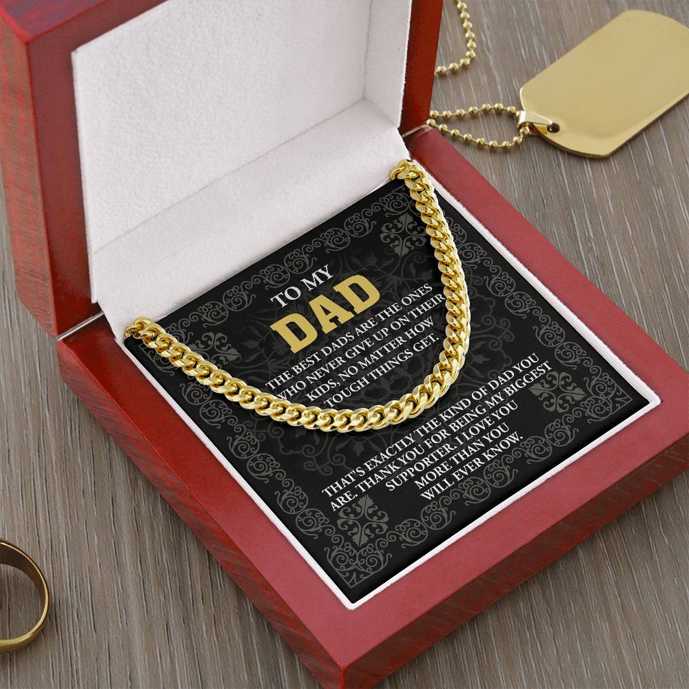 Best Dad Cuban Link Chain