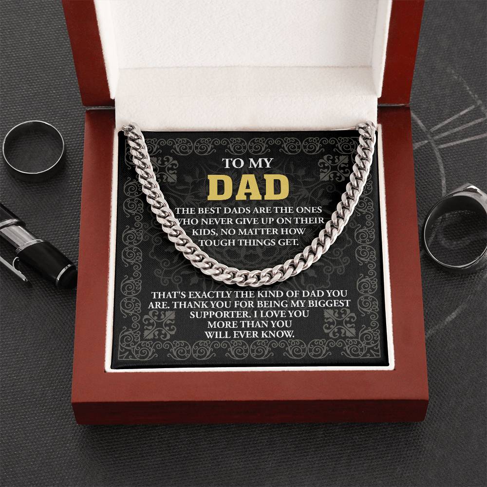 Best Dad Cuban Link Chain