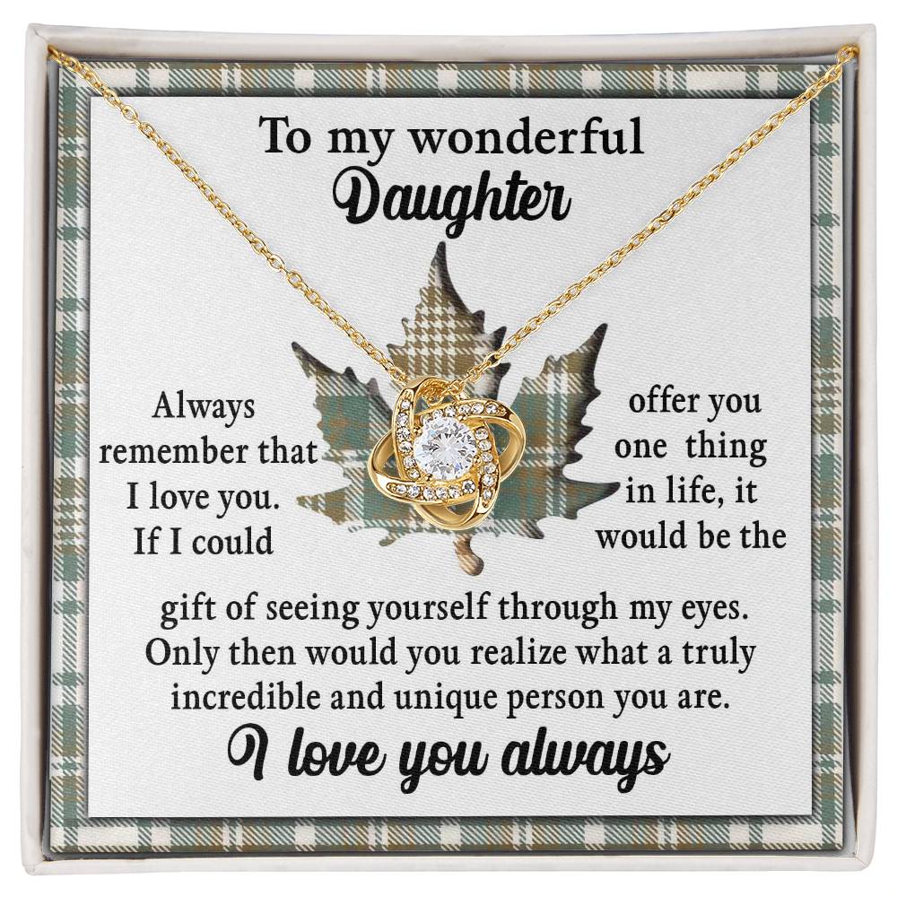 My Wonderful Daughter Necklace