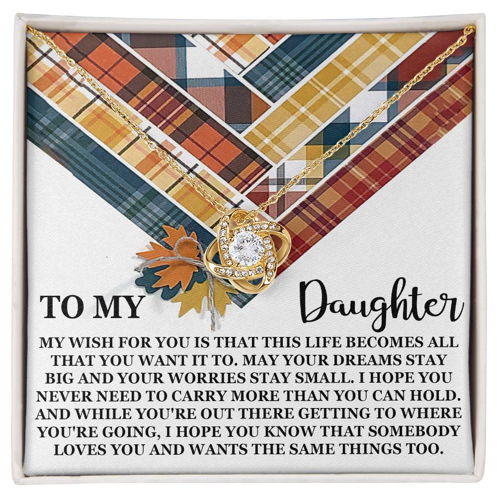 To my Daughter Necklace