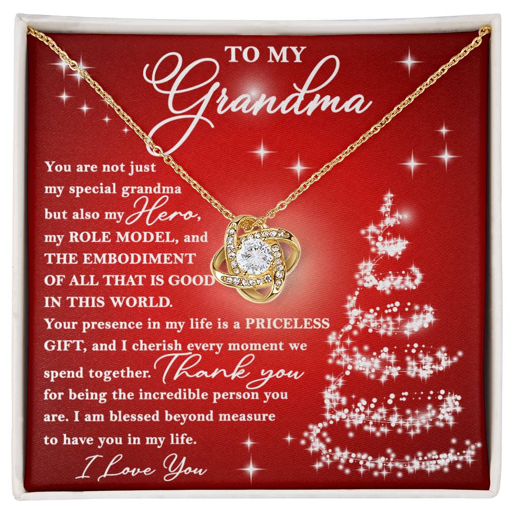 Grandma Love Knot Necklace