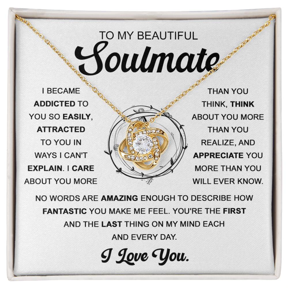 Soulmate- Addicted to You Love Knot Necklace