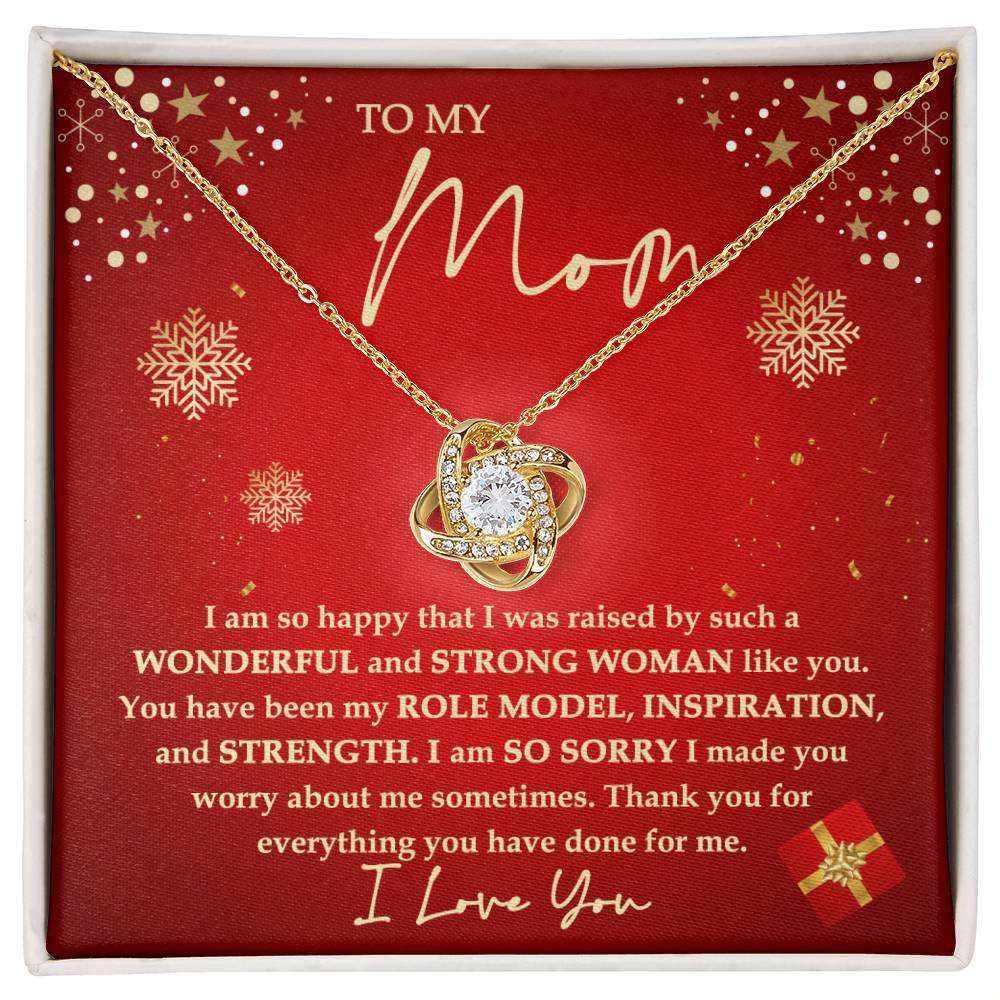 Mom Love Knot Necklace