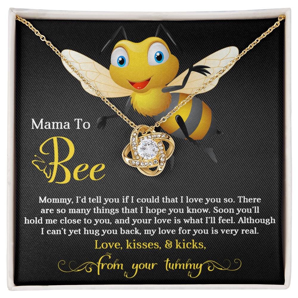 Mama to Bee Love Knot Necklace