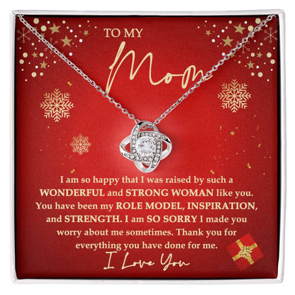 Mom Love Knot Necklace