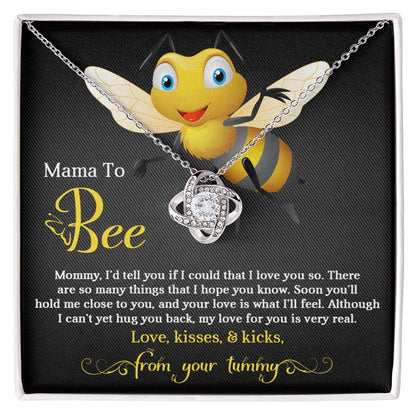 Mama to Bee Love Knot Necklace