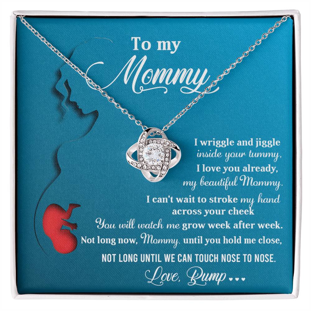 Mommy-to-be Love Knot Necklace