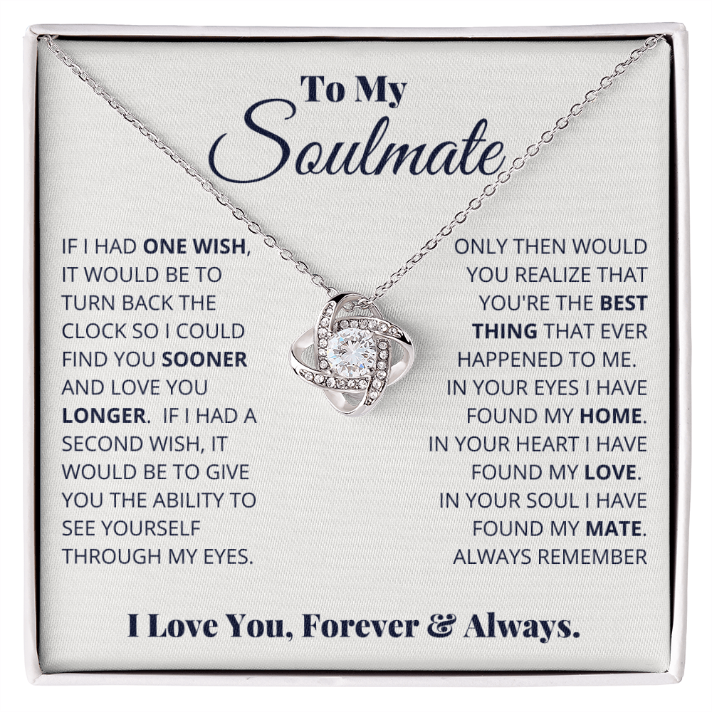 My Soulmate 'One Wish' Necklace