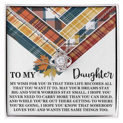 To my Daughter Necklace