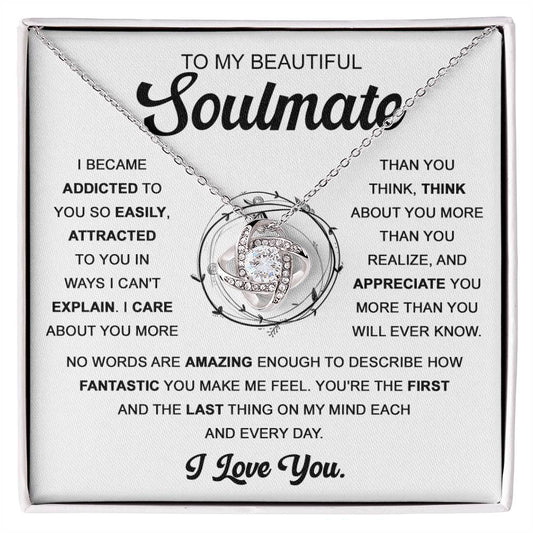 Soulmate- Addicted to You Love Knot Necklace