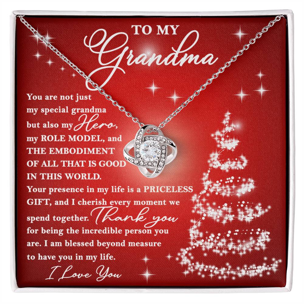 Grandma Love Knot Necklace