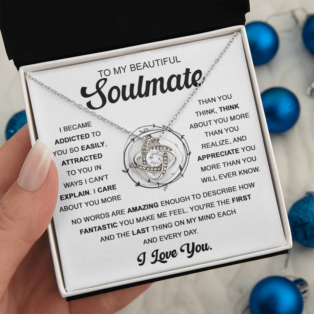 Soulmate- Addicted to You Love Knot Necklace