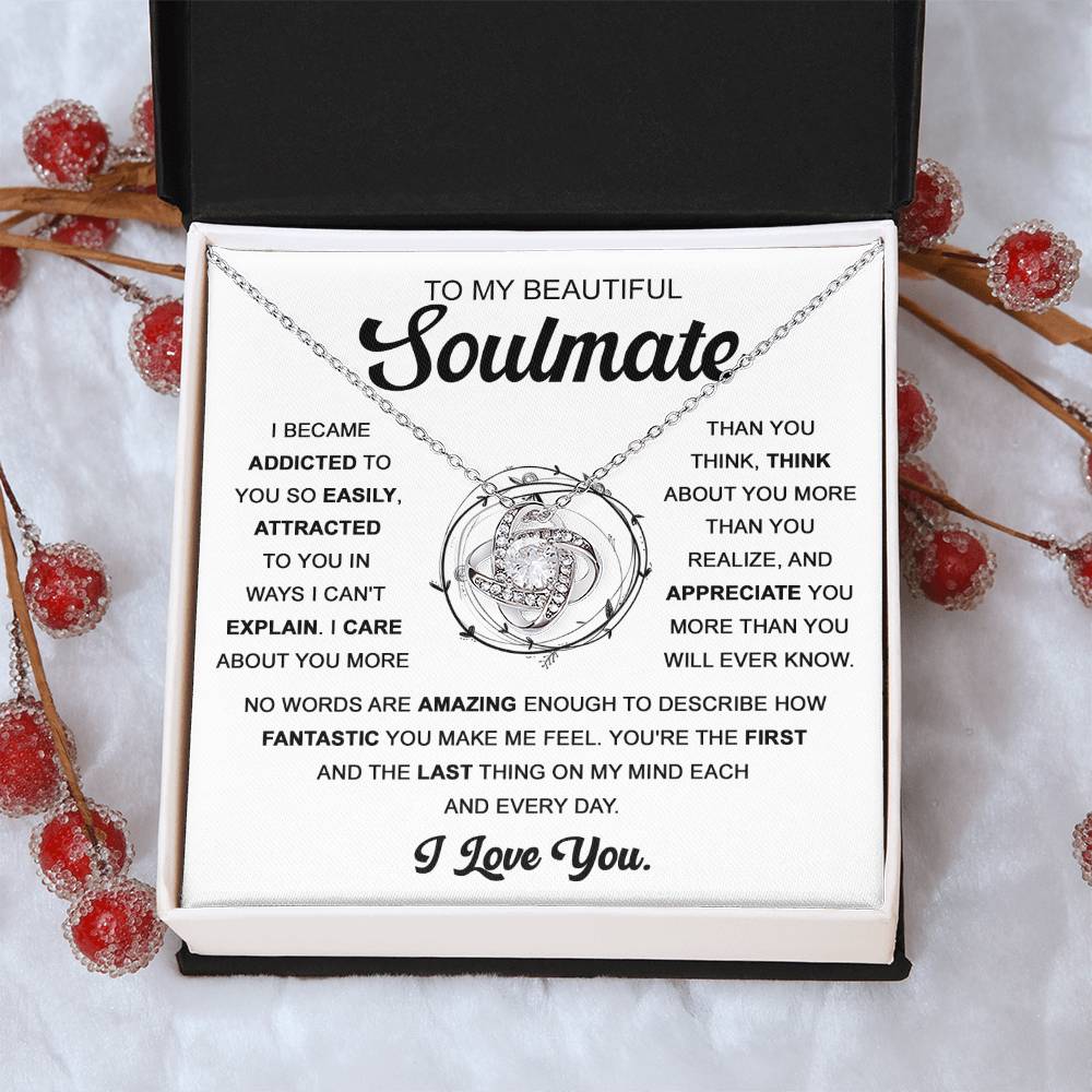 Soulmate- Addicted to You Love Knot Necklace