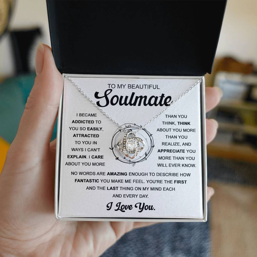 Soulmate- Addicted to You Love Knot Necklace