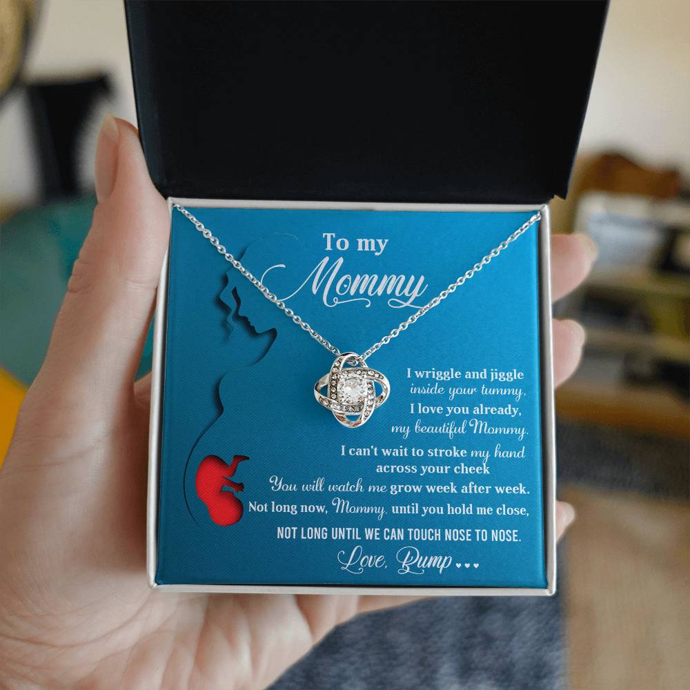 Mommy-to-be Love Knot Necklace