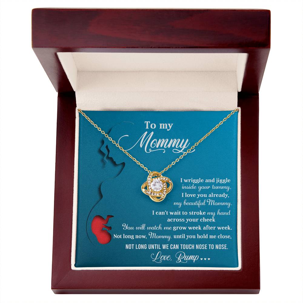 Mommy-to-be Love Knot Necklace