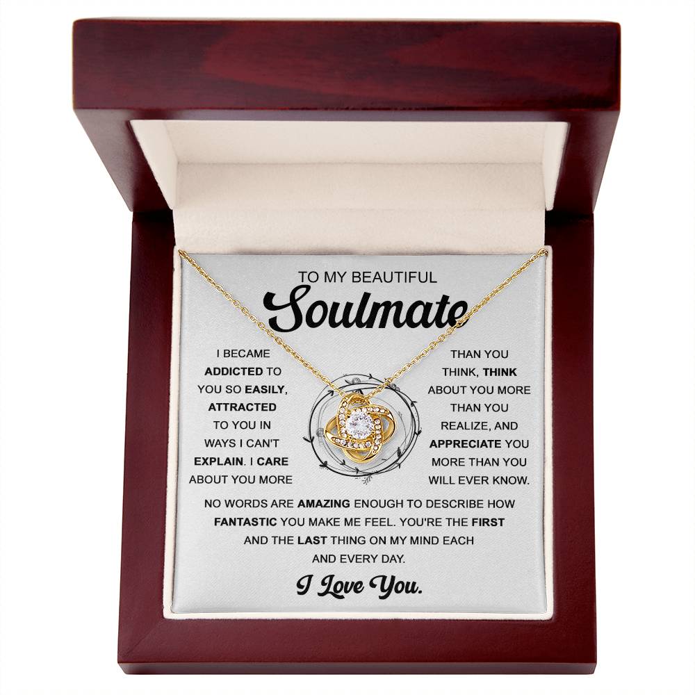 Soulmate- Addicted to You Love Knot Necklace