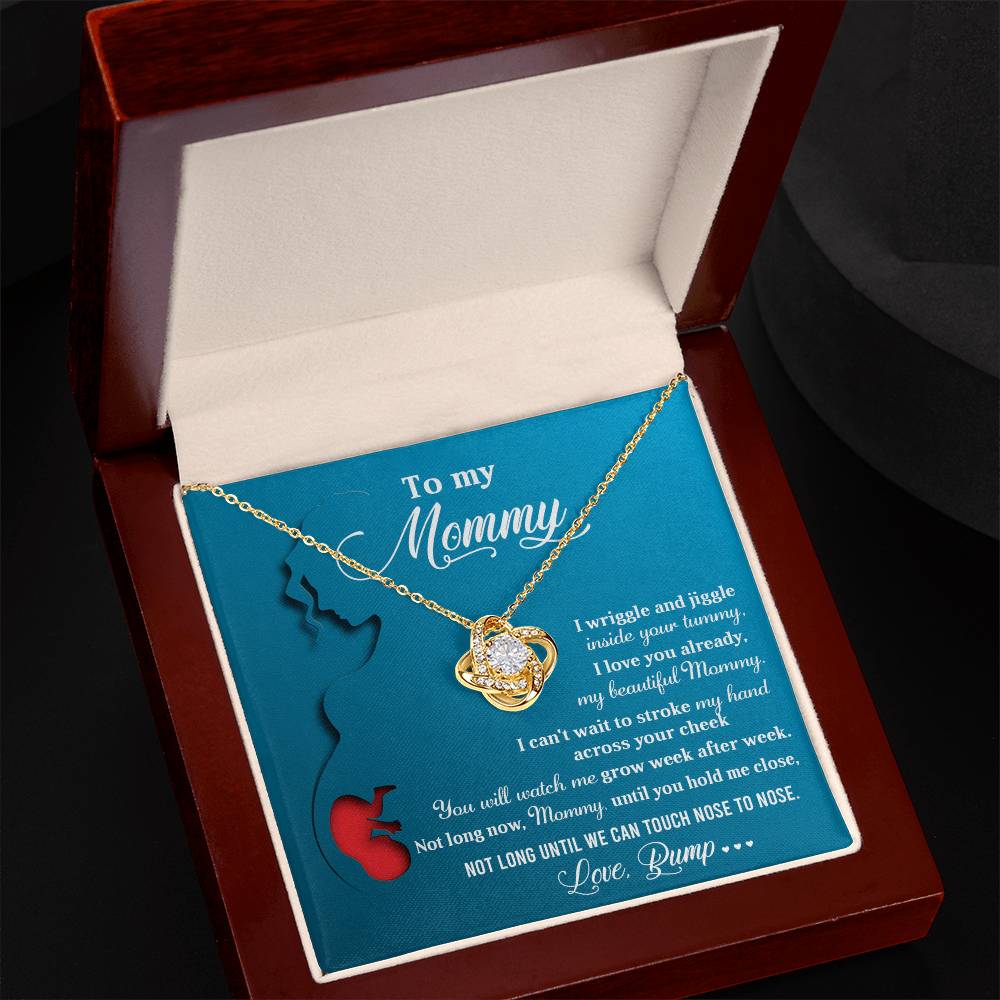 Mommy-to-be Love Knot Necklace