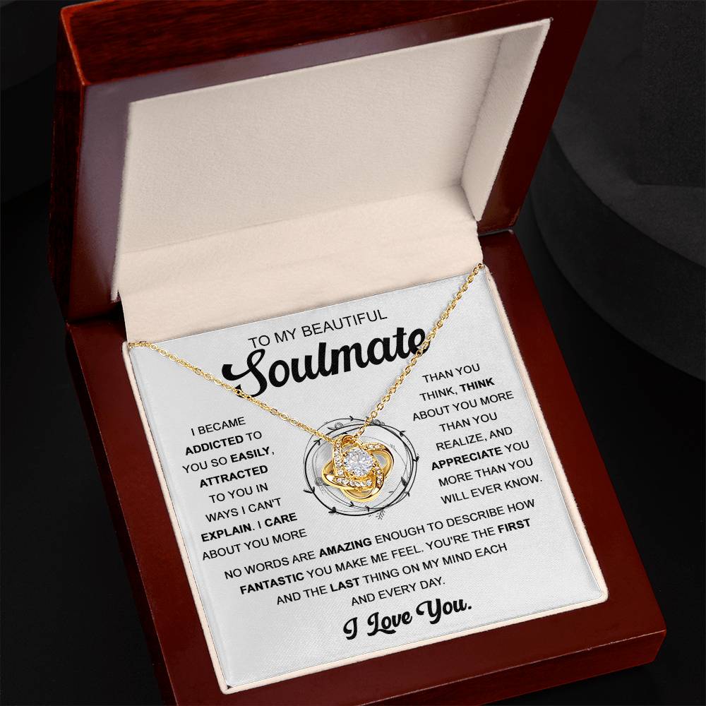 Soulmate- Addicted to You Love Knot Necklace