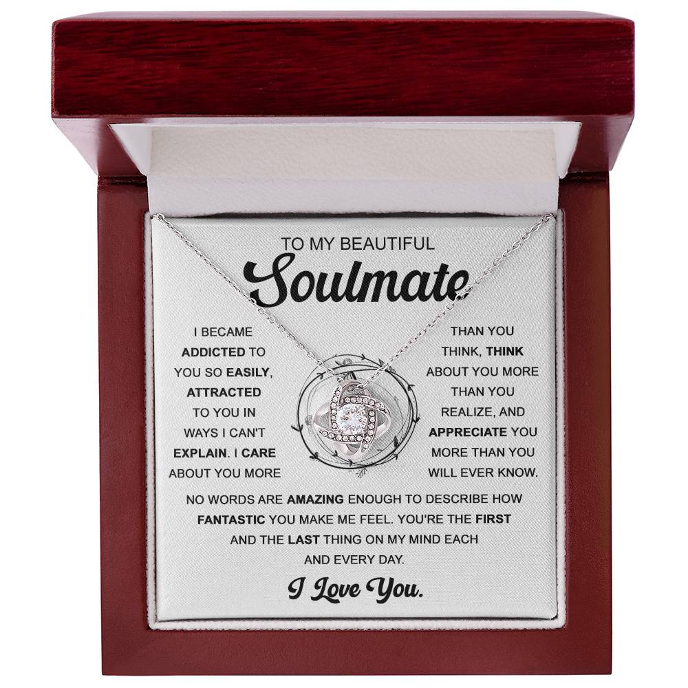 Soulmate- Addicted to You Love Knot Necklace