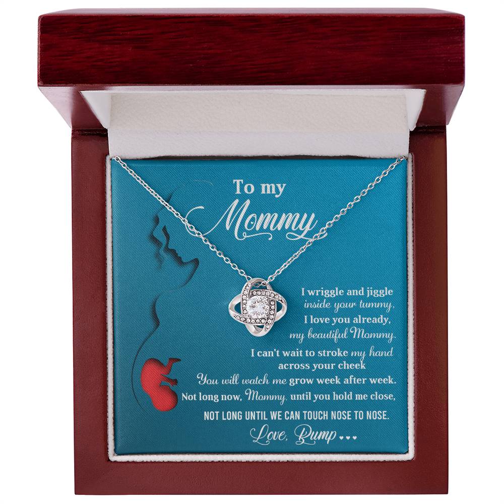 Mommy-to-be Love Knot Necklace