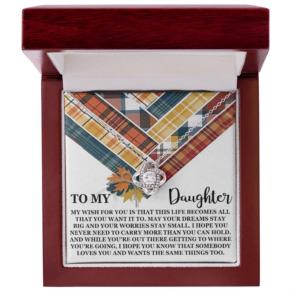 To my Daughter Necklace