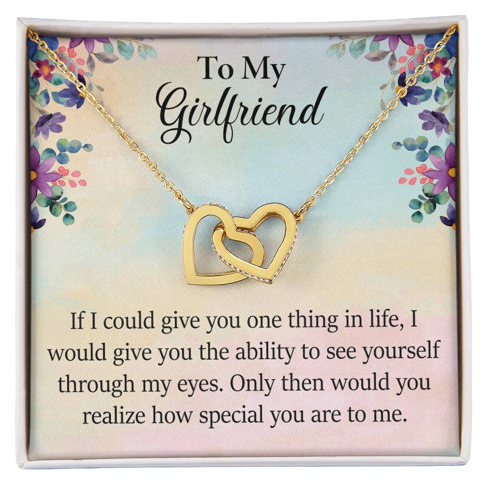 Girlfriend Interlocking Heart Necklace