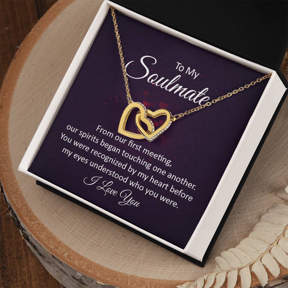 Soulmate Interlocking Heart Necklace