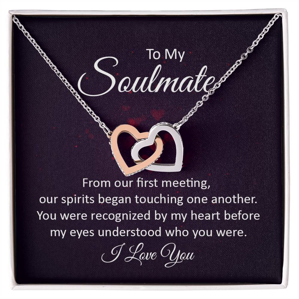 Soulmate Interlocking Heart Necklace