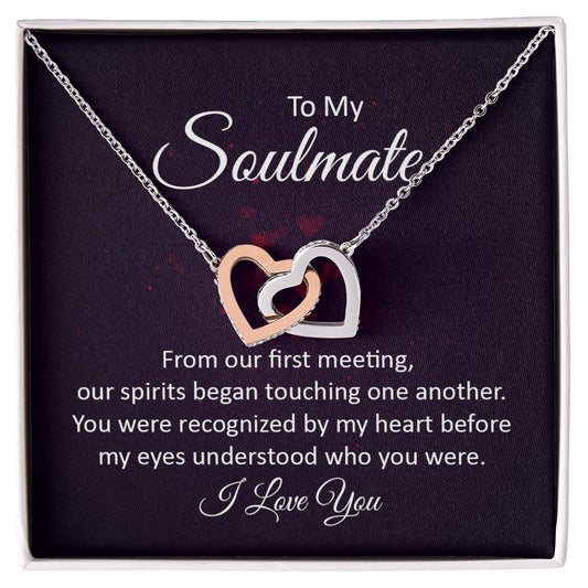 Soulmate Interlocking Heart Necklace