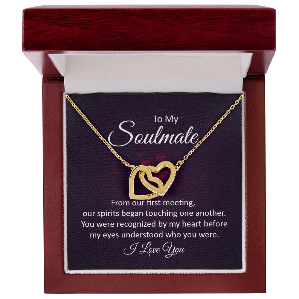 Soulmate Interlocking Heart Necklace