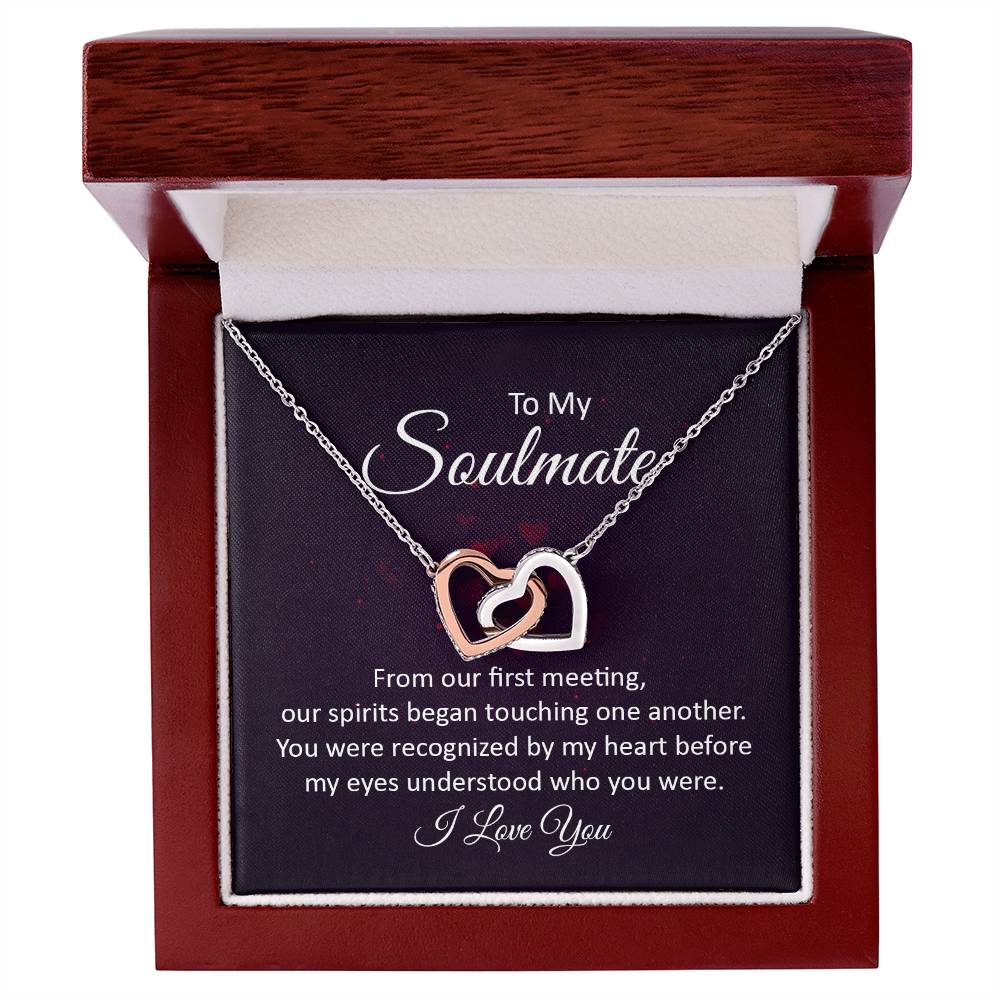 Soulmate Interlocking Heart Necklace