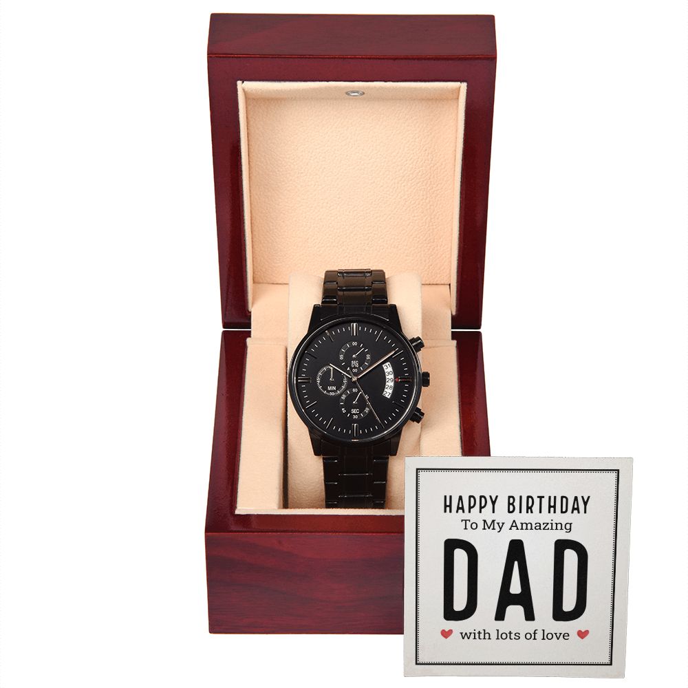 Amazing Dad Birthday Chronograph Watch