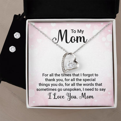 Mom Forever love Necklace