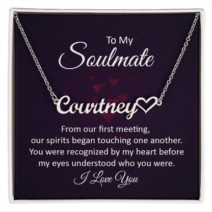 Soulmate Name Necklace