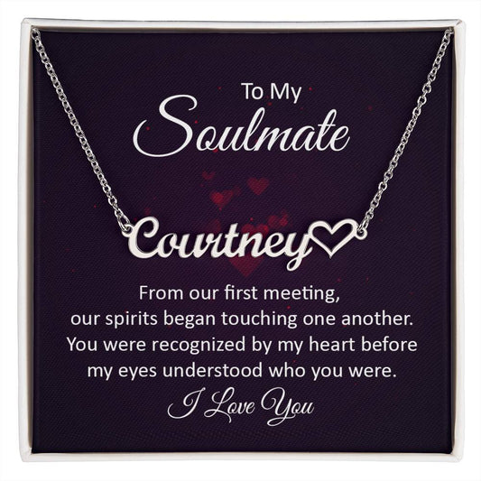 Soulmate Name Necklace