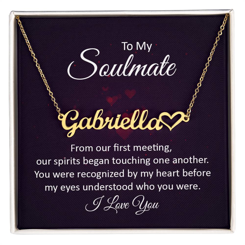 Soulmate Name Necklace