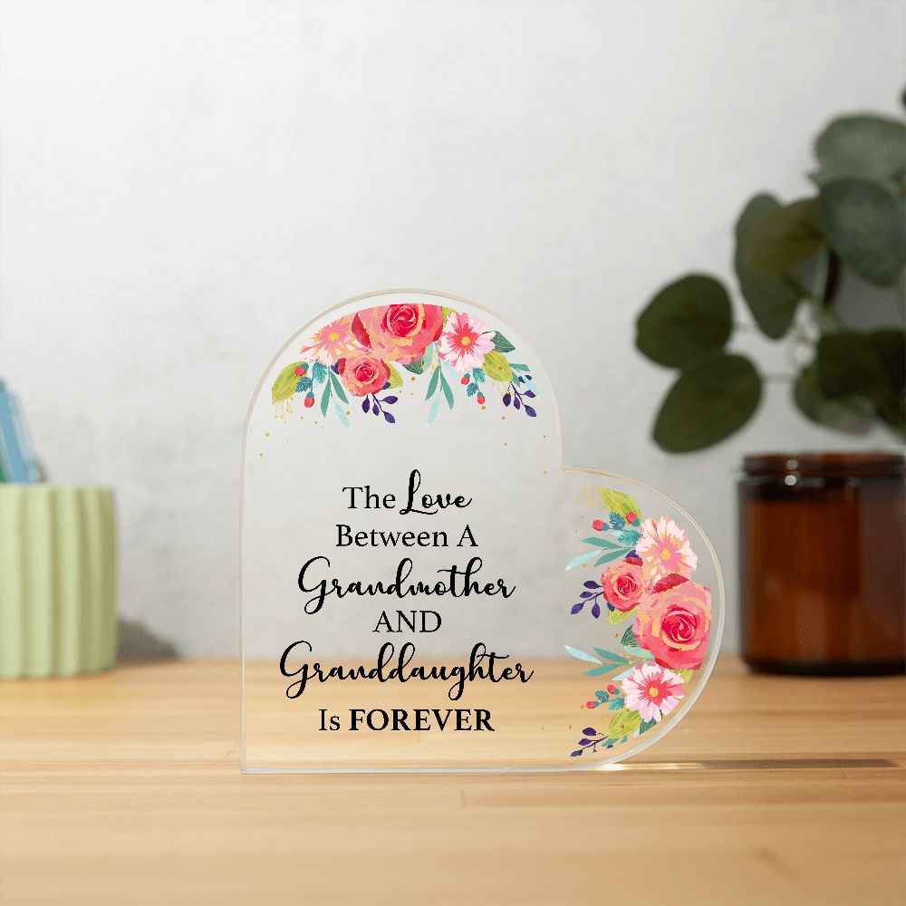 Granddaughter Heart Plaque