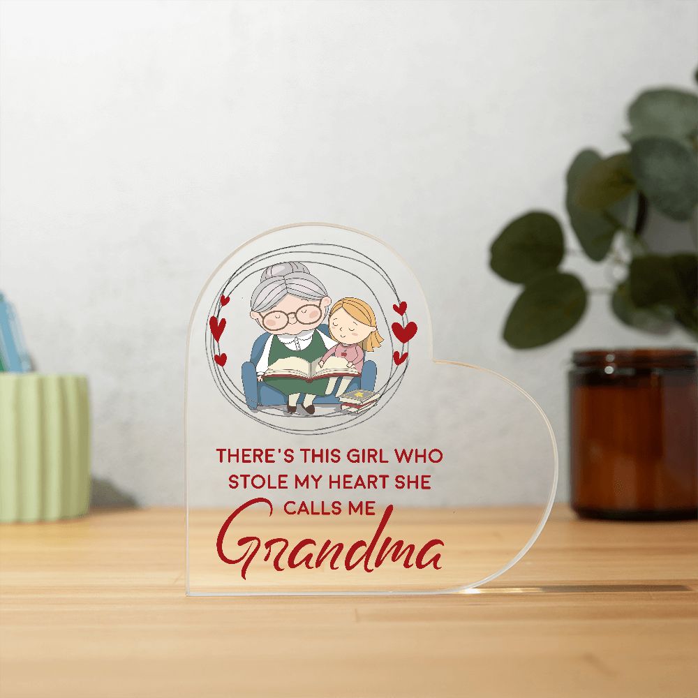 Grandma Heart Plaque