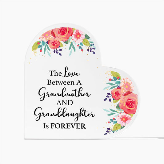 Granddaughter Heart Plaque