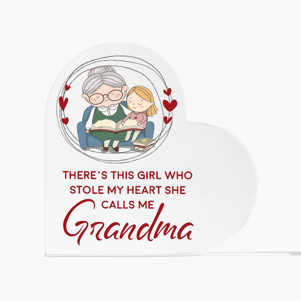 Grandma Heart Plaque