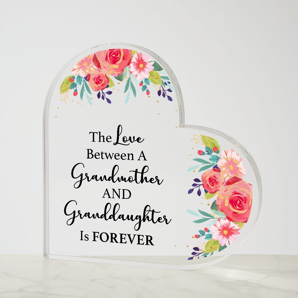 Granddaughter Heart Plaque